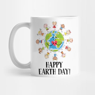 Children Around The Planet Happy Earth Day Mug